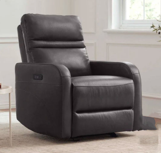 Aldryn Leather Power Glider Recliner - Local Pick Up Only