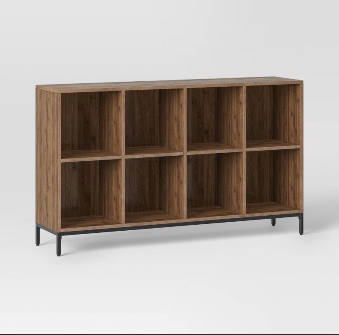 34" Loring 8 Cube Bookshelf Walnut - Threshold - Local Pick Up Only